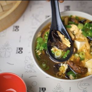 Sour soup  at Madam Bō in Lisbon