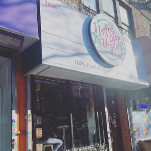 Outside   at Next Stop Vegan - Washington Heights in New York City