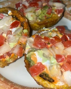 Mofonguitos “quinoa carne"  at Next Stop Vegan - Washington Heights in New York City