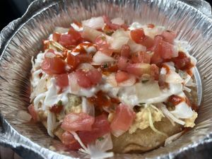 Tuna tostada (1of 3)  at Next Stop Vegan - Washington Heights in New York City