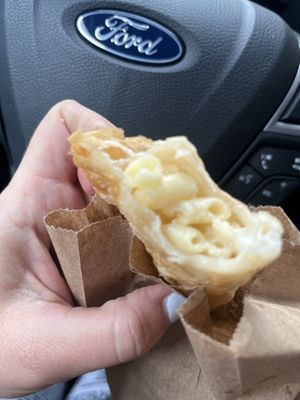 Mac and cheese empanada   at Next Stop Vegan - Washington Heights in New York City