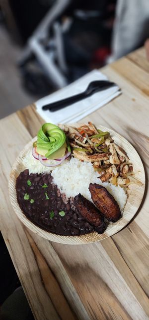 El plato at Next Stop Vegan - Washington Heights in New York City