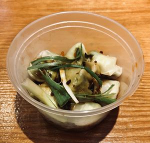 Sweet and Spicy Veggie Wonton #Veganuary at Yaso in New York City