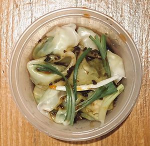 Sweet and Spicy Veggie Wonton #Veganuary at Yaso in New York City