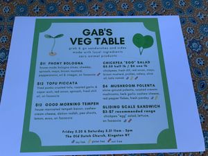  at Gab's Veg Table in Kingston