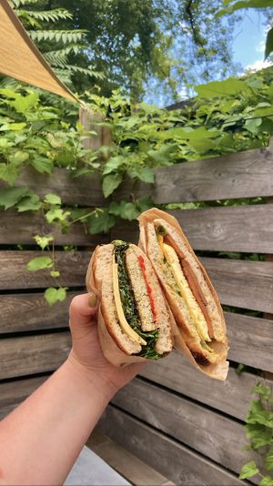 The Staten & The Fried Bologna   at Gab's Veg Table in Kingston