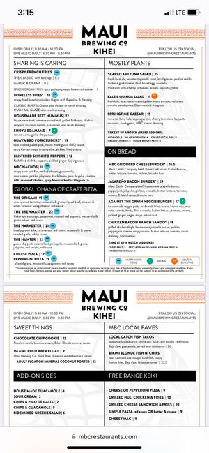  at Maui Brewing Co in Kihei