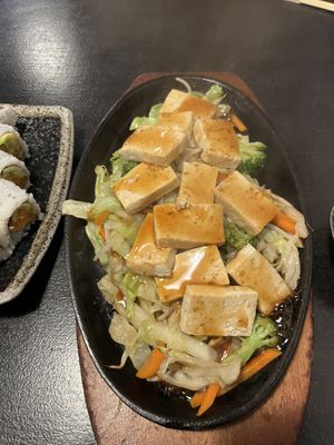 Teriyaki tofu  at Frisby Ridge Sushi in Revelstoke