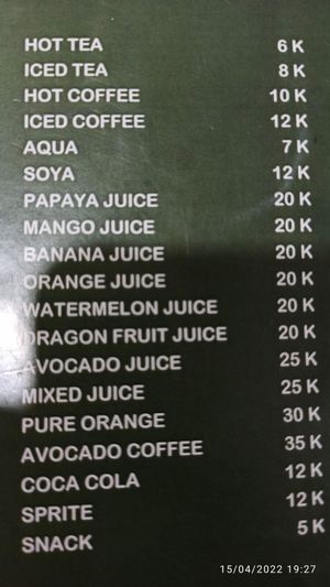 Drink at Circle Point Vegan Eatery in Jimbaran