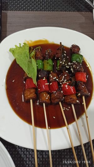Sate Kecap at Circle Point Vegan Eatery in Jimbaran