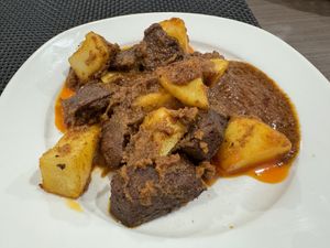 Potato and Veg Meat Rendang  at Circle Point Vegan Eatery in Jimbaran