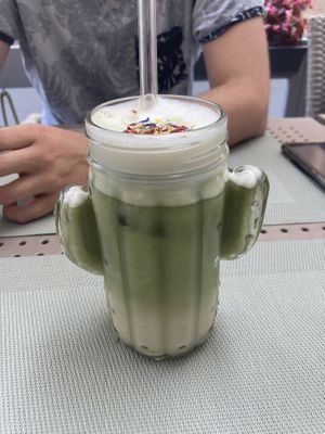 Iced Matcha Latte  at Coolinarik in Salzburg
