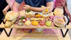 Vegan vital breakfast board - amazing!  at Coolinarik in Salzburg