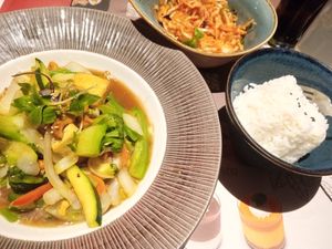 Vegan Cashew tofu at Akakiko in Salzburg