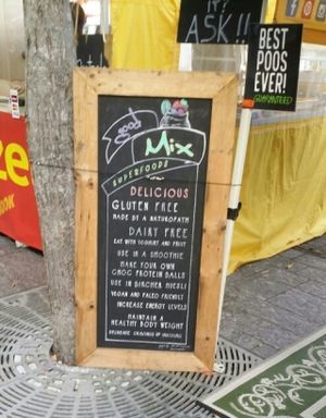 vego stall at City Farmers Markets in Brisbane