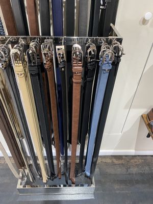 Belts at NAE Vegan Shoes in Lisbon