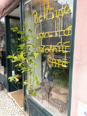 Main door at Bettina & Niccolò Corallo in Lisbon