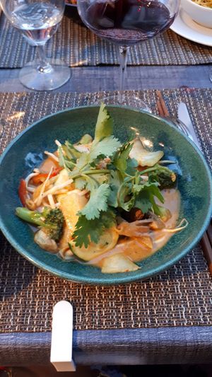 Vegetables curry at Le Vietnam in Le Touquet