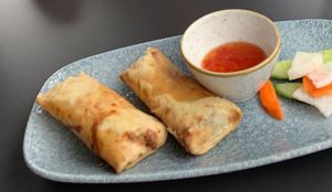 vegan springrolls  at Vina in Wilhelmshaven