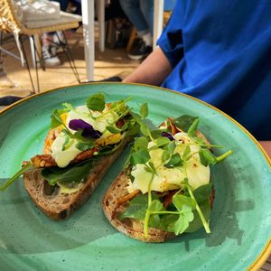 Tofu Benedict   at Juvenate in Stellenbosch