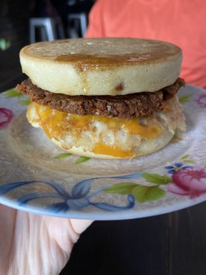Vegan griddle 🤤   at Toslow in St Johns