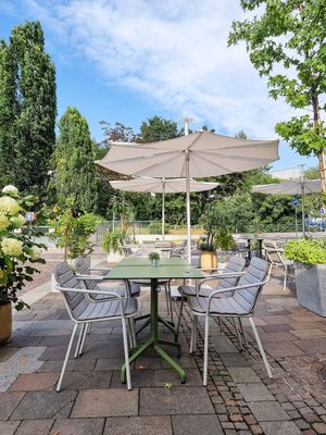 Outside at die Speis in Graz