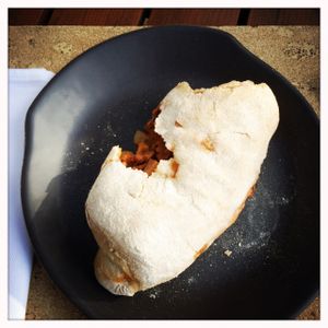 Vegan Pão Com Chouriço at Cor de Tangerina in Guimaraes