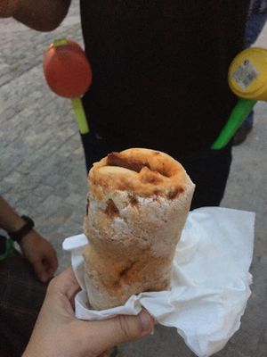 Vegan Pão Com Chouriço at Cor de Tangerina in Guimaraes