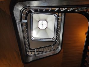 Stairs at Cor de Tangerina in Guimaraes