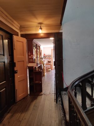 Entrance at Cor de Tangerina in Guimaraes