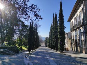 Street at Cor de Tangerina in Guimaraes