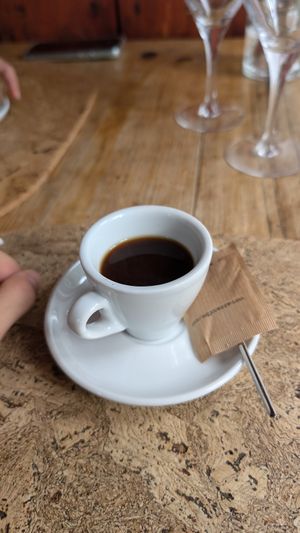 Café de bolotas at Cor de Tangerina in Guimaraes