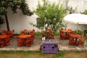 Garden at Cor de Tangerina in Guimaraes