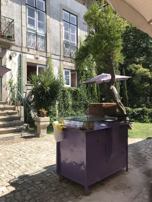O terraço  at Cor de Tangerina in Guimaraes