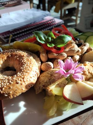 Veganes Frühstück at Café Liebevoll in Fehmarn