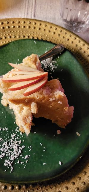 Apfelkuche at Waldbaden Restaurant in St Vith