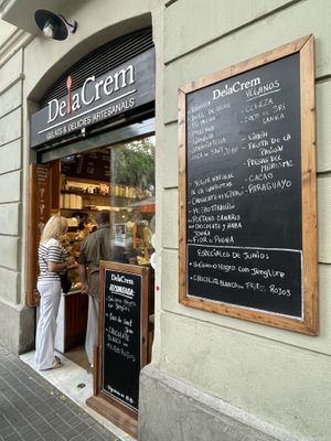 Entrance  at DelaCrem in Barcelona