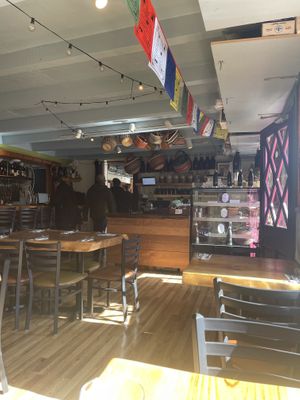 Inside  at Julia's Vegetarian Restaurant in Pacific Grove