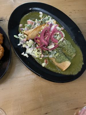 Flautas   at Julia's Vegetarian Restaurant in Pacific Grove