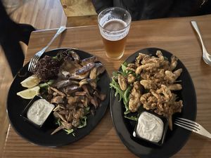 Mushrooms mushrooms mushrooms!!!!  at Julia's Vegetarian Restaurant in Pacific Grove