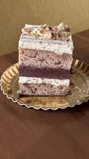 Hazelnut Cake  at Julia's Vegetarian Restaurant in Pacific Grove