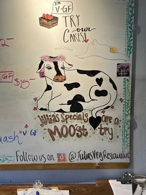   at Julia's Vegetarian Restaurant in Pacific Grove