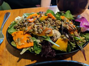 "Simple" Salad at Julia's Vegetarian Restaurant in Pacific Grove