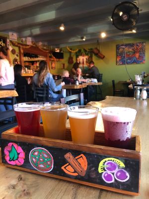 Kombucha  at Julia's Vegetarian Restaurant in Pacific Grove