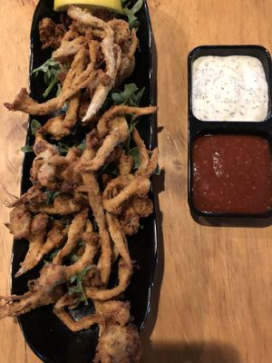 Oyster mushrooms  at Julia's Vegetarian Restaurant in Pacific Grove