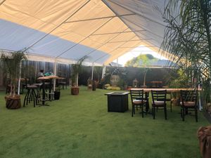 Brand new heated and tented outdoor garden now open as of Sept 25, 2020 at Julia's Vegetarian Restaurant in Pacific Grove