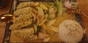 Vegan option at Quê Choa in Berlin