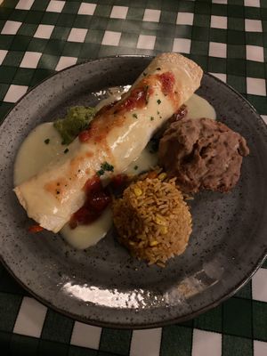 vegan ensiladas  at Paco's in Perth