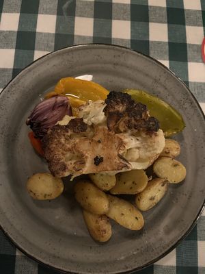 Cauliflower steak - no seasoning !  at Paco's in Perth