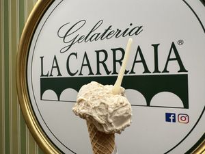   at Gelateria La Carraia in Florence